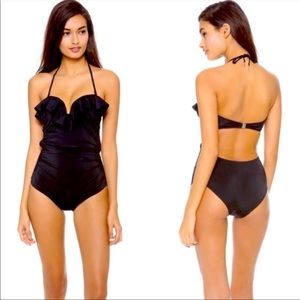 Zimmermann black swim suit